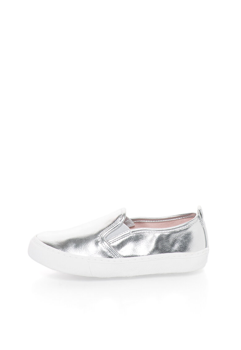 Pantofi slip-on argintii Nasau