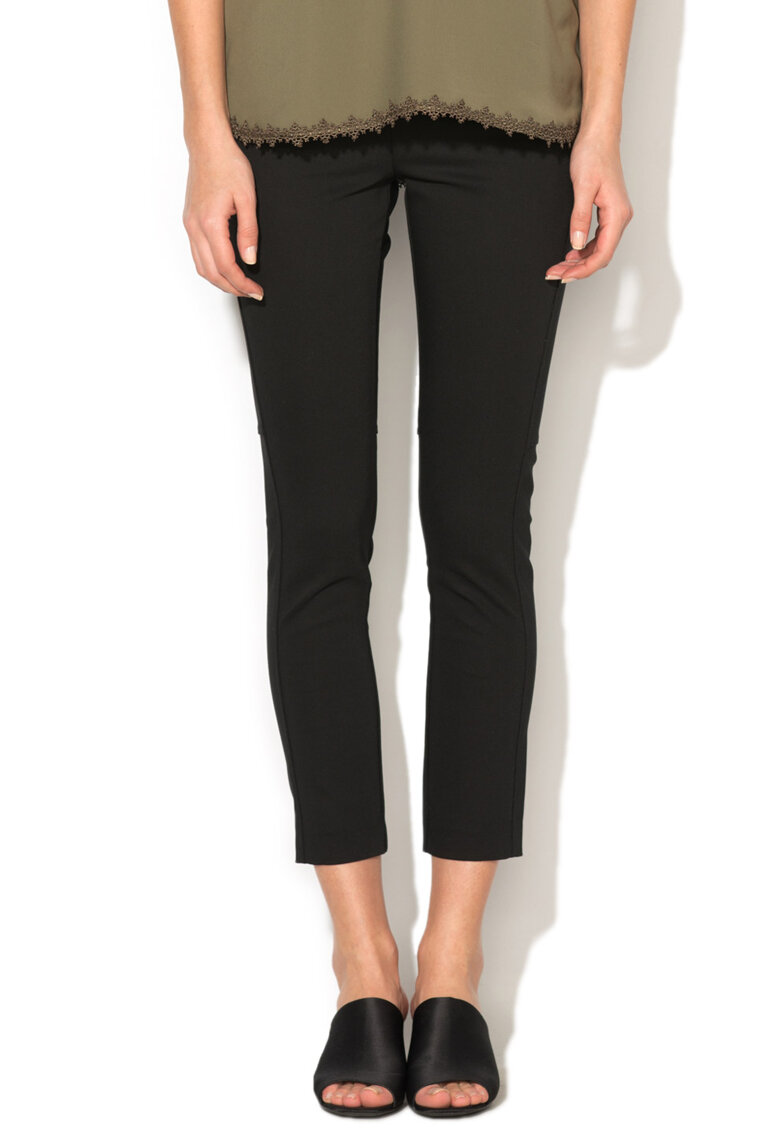 Pantaloni crop elastici